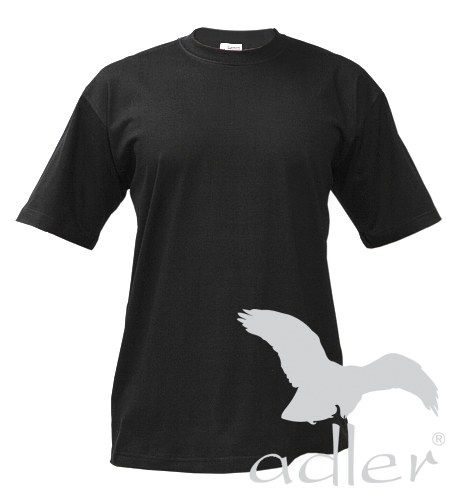 Čierné tričko Adler 200g