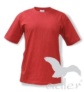 Červené tričko Adler 200g