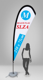 Beachflag - slza, rozmer : M