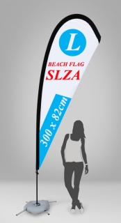 Beachflag - slza, rozmer : L