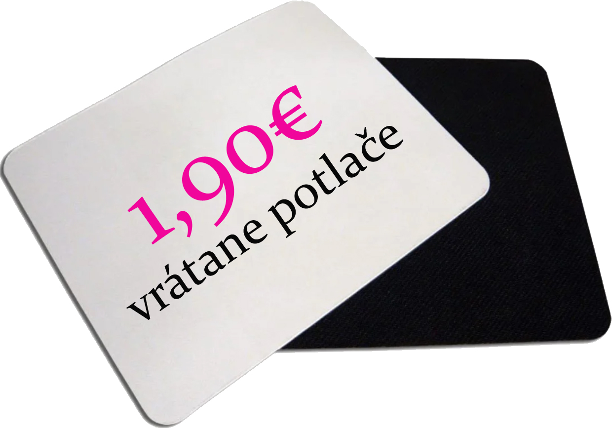 Podložka pod myš s vlastnou potlačou (100 ks )
