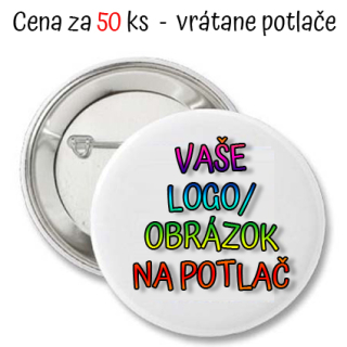 Odznak s potlačou 50ks